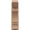 Ekena Millwork 7 1/2-in W x 16-in D x 28-in H Balboa Slat Rough Cedar Woodgrain TimberThane Outlooker, Primed Tan OUTUR075X16X28BOA24RCPR - alternate 6